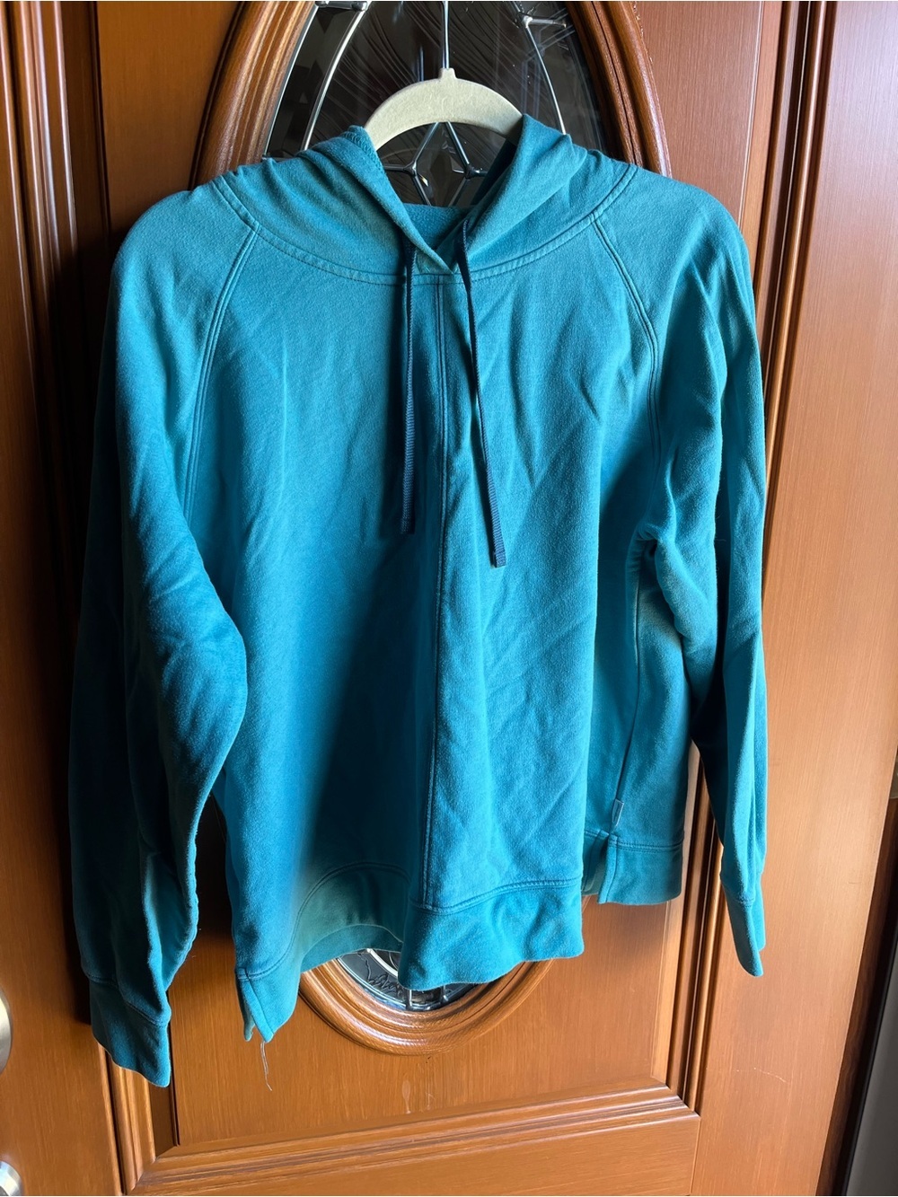 Eddie Bauer Teal Pullover Hoodie Womens Size Large